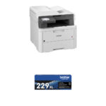 Brother Wireless MFC-L3720CDW Impresora digital multifunción en color con kit de tóner negro de alto rendimiento - Imagen 3