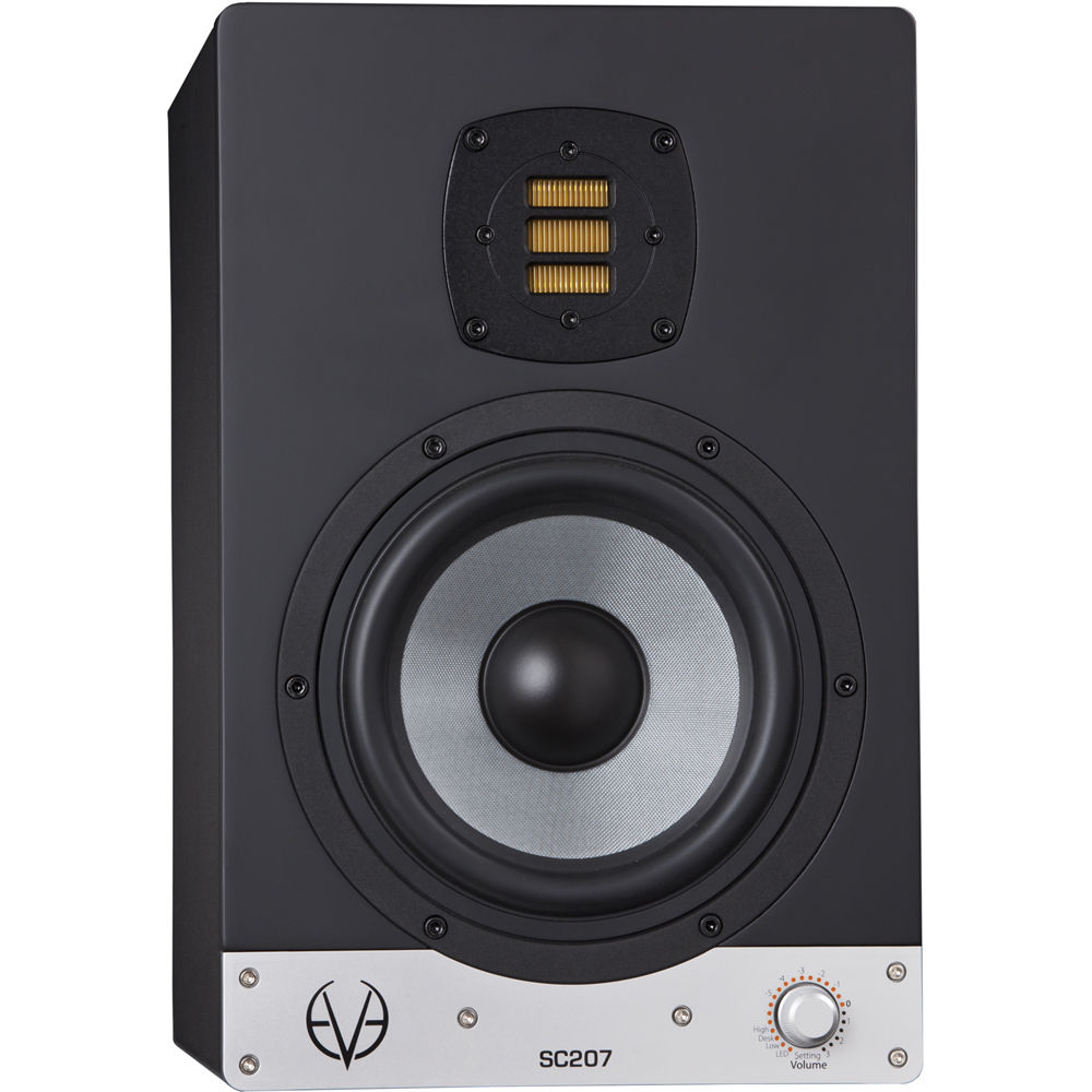 718bb5e2056ea8579d760e14d8dc768e.jpg Eve Audio SC207 Monitor de estudio cercano activo de 2 vías de 6,5" (plateado/negro, individual) - Imagen 1