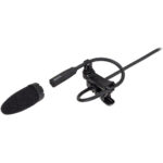 Audio-Technica BP899LcT4 Micrófono Lavalier omnidireccional subminiatura (negro, baja sensibilidad, conector TA4F)