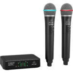 Behringer ULM302MIC Ultralink Sistema inalámbrico digital para 2 personas con 2 micrófonos de mano (2,4 GHz)