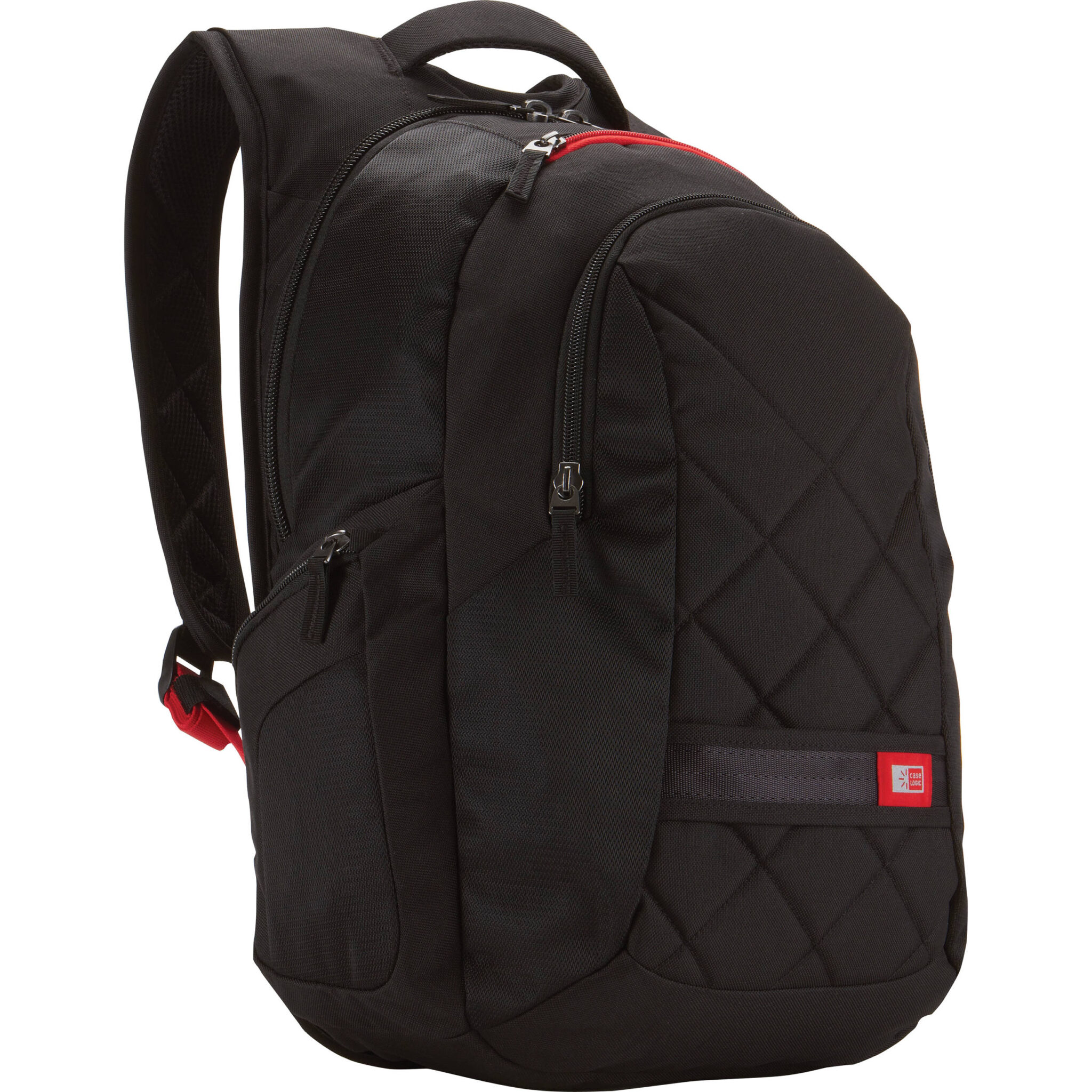 71e4030599a868170fc8b89441fc629e.jpg Mochila para portátil Case Logic de 16" (negra con correas rojas) - Imagen 1
