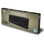 Teclado multimedia Adesso EasyTouch 132 con concentrador USB de 3 puertos (negro) - Imagen 8
