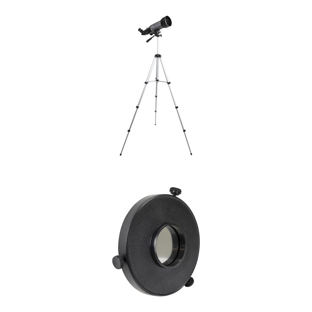 7294c19a80c416db617a99e2b0e91cc5.jpg Celestron Travel Scope DX 70 mm f/6 AZ Telescopio refractor y kit de filtro solar EclipSmart - Imagen 1