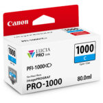 Canon PFI-1000 C LUCIA PRO Cyan Ink Tank (80mL) - Imagen 2