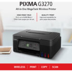 Canon PIXMA G3270 MegaTank All-in-One Wireless Inkjet Color Printer with GI-21 Ink Bottle Kit (White) - Imagen 11