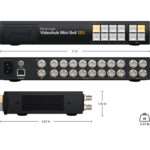 Enrutador Blackmagic Design Videohub Mini 8x4 12G - Imagen 2