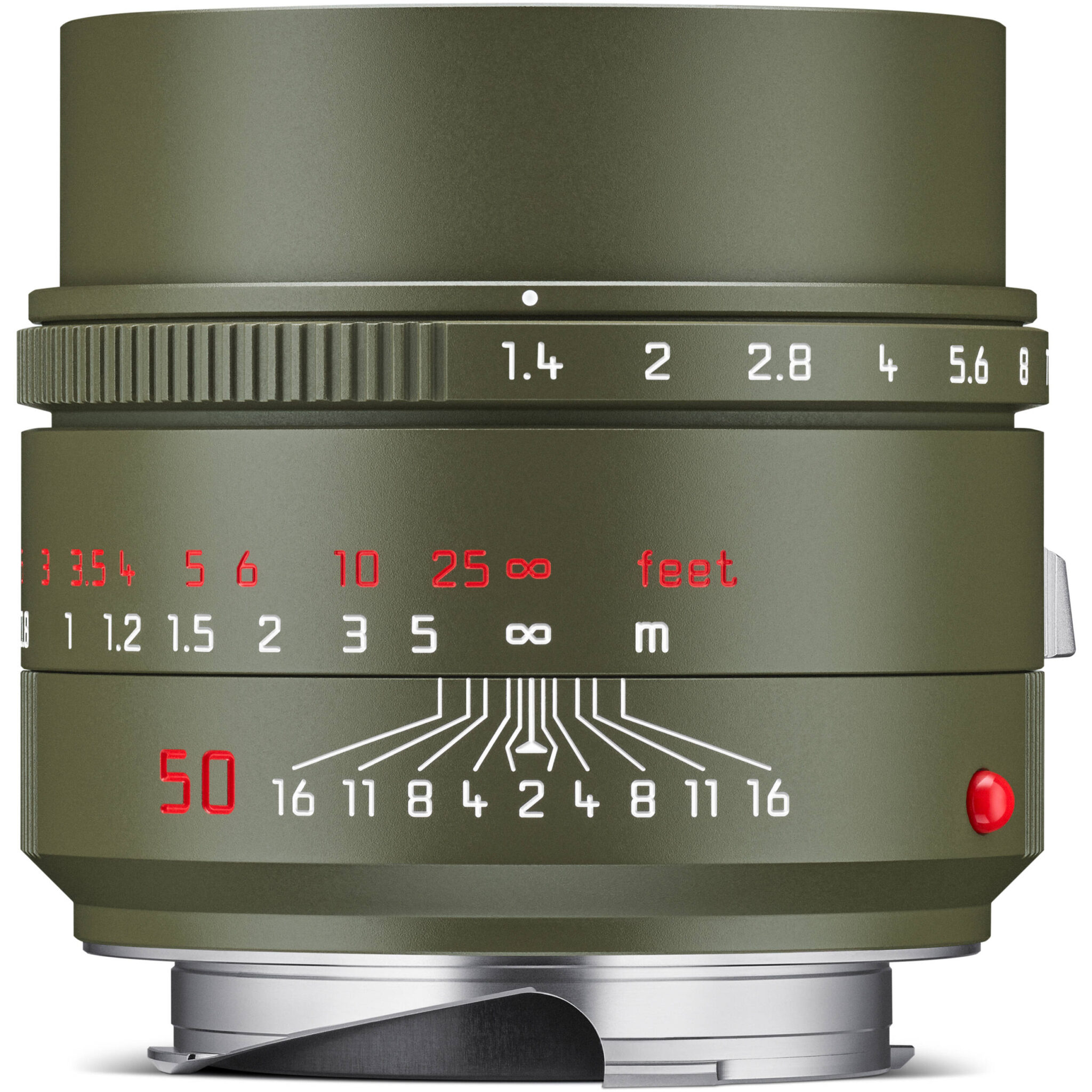 74bda2f3cd77459f3011d17e6c2ebe36.jpg Leica Summilux-M 50mm f/1.4 ASPH. Lente (Leica M, Verde Safari) - Imagen 1