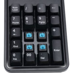 Adesso AKB-600HB Teclado mecánico de 19 teclas con concentrador USB de 3 puertos (negro) - Imagen 7