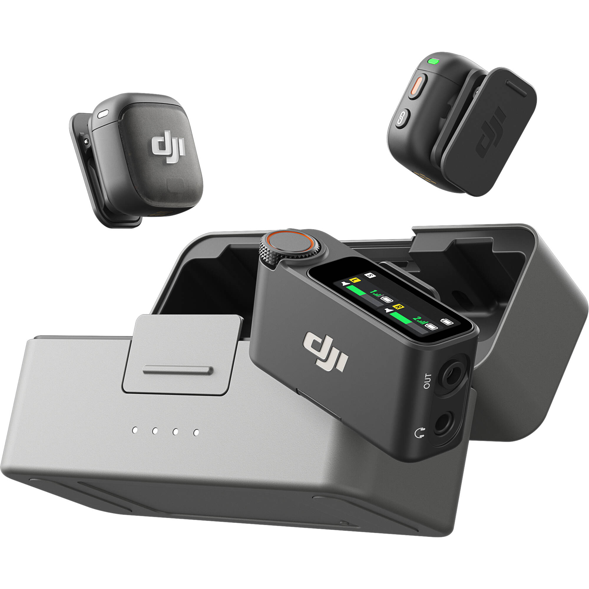 7703f01016c3a9bf0b46d2a258a59d0d-1.jpg DJI Mic 3 Sistema/grabador de micrófono inalámbrico compacto para 2 personas para cámara y teléfono inteligente - Imagen 1