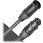 Audio-Technica AT8314 Cable de micrófono premium (50', negro)