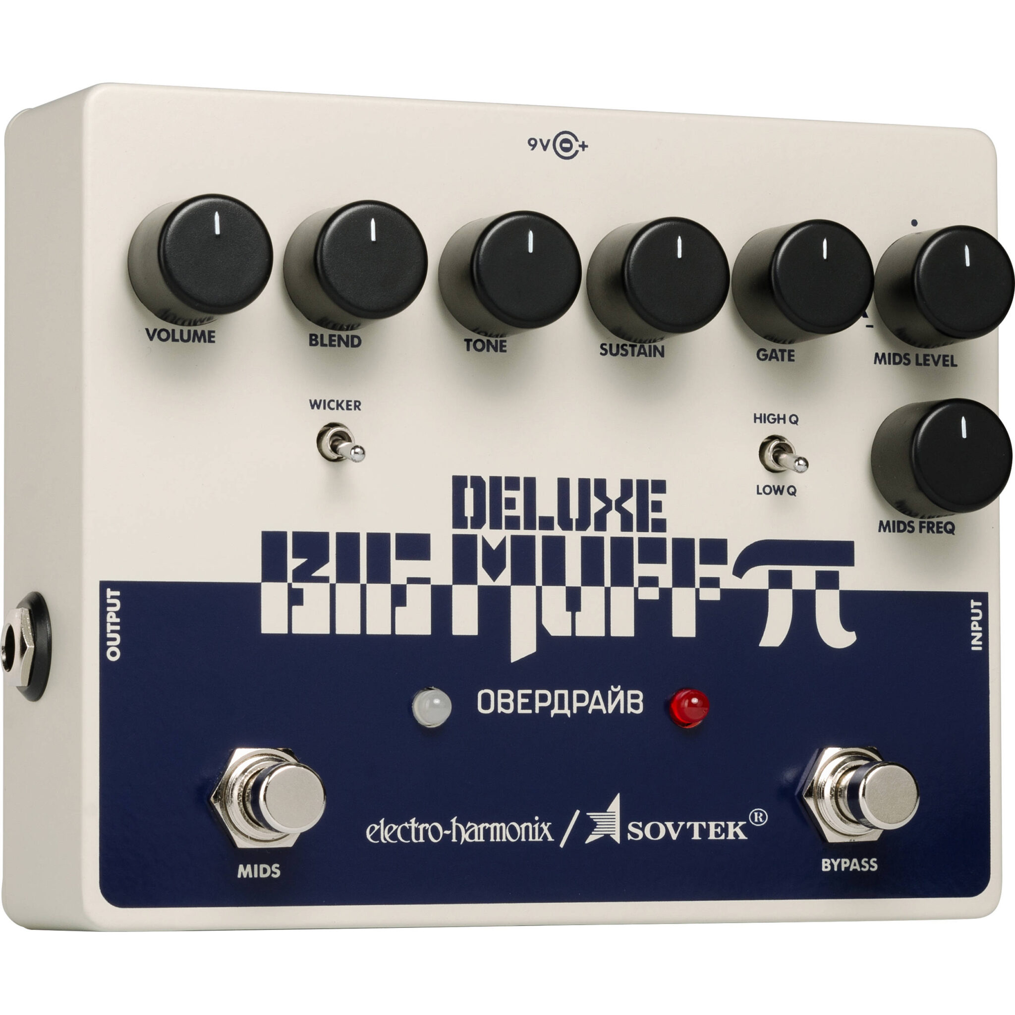 77dfe0be48ccd3804fb0bbcea48027e9.jpg Pedal de distorsión Electro-Harmonix Sovtek Deluxe Big Muff Pi para guitarra eléctrica y bajo - Imagen 1