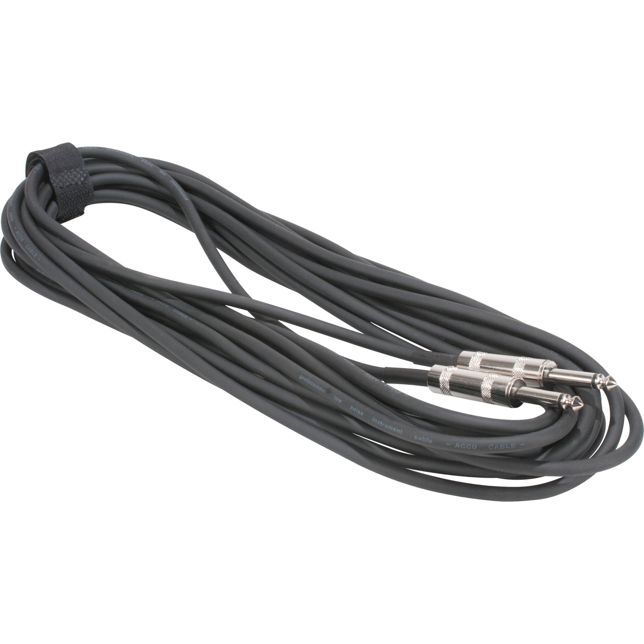 77fb5a411eb4134e29e423ff5ebba1a8.jpg American DJ QTR30 Cable de instrumento mono macho de 1/4" TS Phone a 1/4" TS Phone macho (30') - Imagen 1