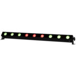 American DJ UBL9H RGBAL+UV Barra de luz lineal con filtro de difusión (9 LED)
