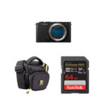 Cámara sin espejo Panasonic LUMIX S9 con paquete básico (negro)