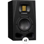 Adam Professional Audio A4V 130W 4" Kit de monitor de estudio de campo cercano activo de 2 vías (par) - Imagen 2