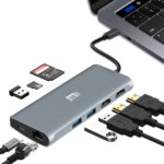 Estación de acoplamiento multipuerto Adesso 9 en 1 USB-C 3.2 Gen 1 - Imagen 9