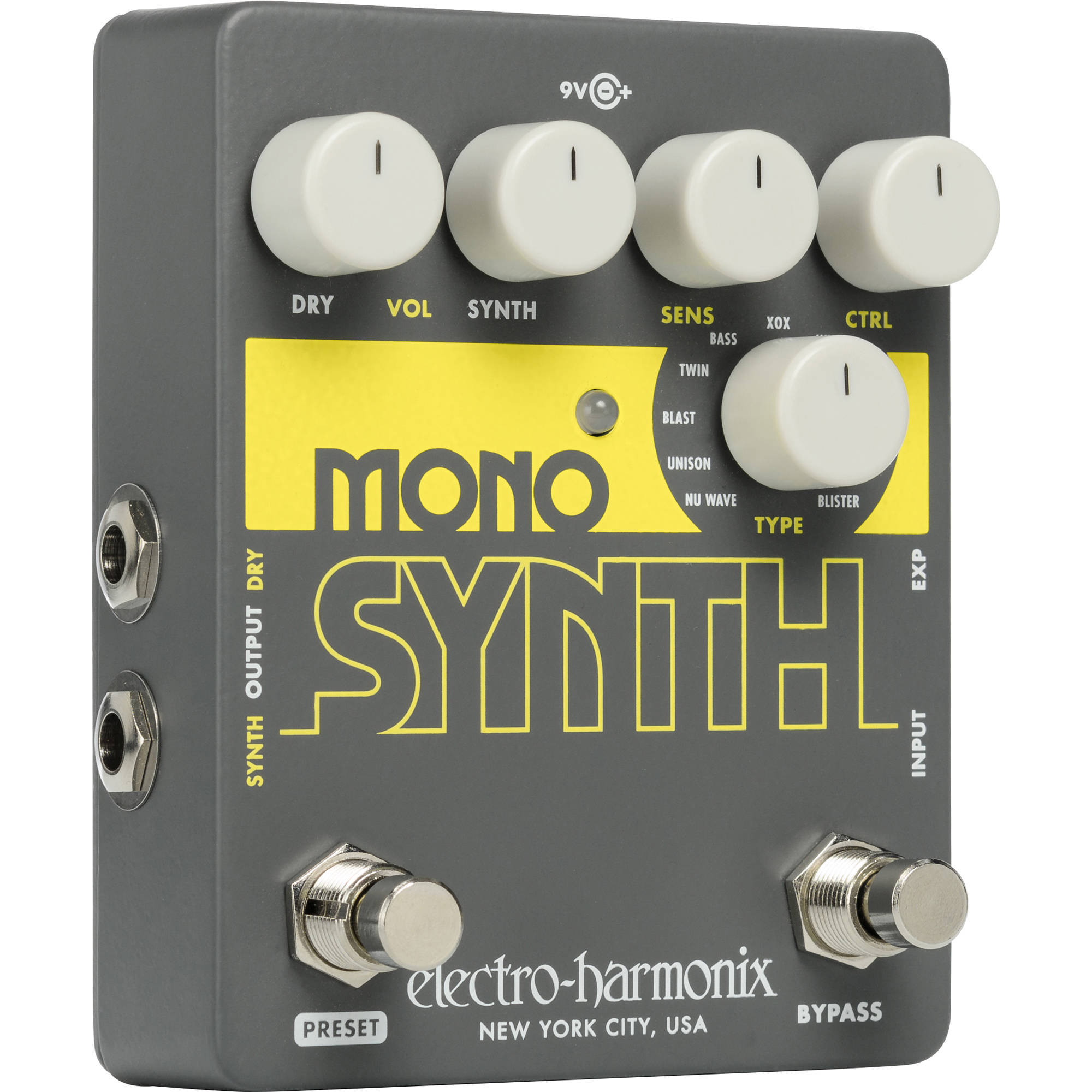 7b04c09272efa9ee3663fb1db35d9b40.jpg Pedal sintetizador de guitarra Electro-Harmonix Mono Synth - Imagen 1