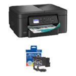 Brother Work Smart MFC-J1360DW Impresora multifunción de inyección de tinta a color inalámbrica con kit de cartuchos de tinta negra de alto rendimiento LC501XL2PK - Imagen 2