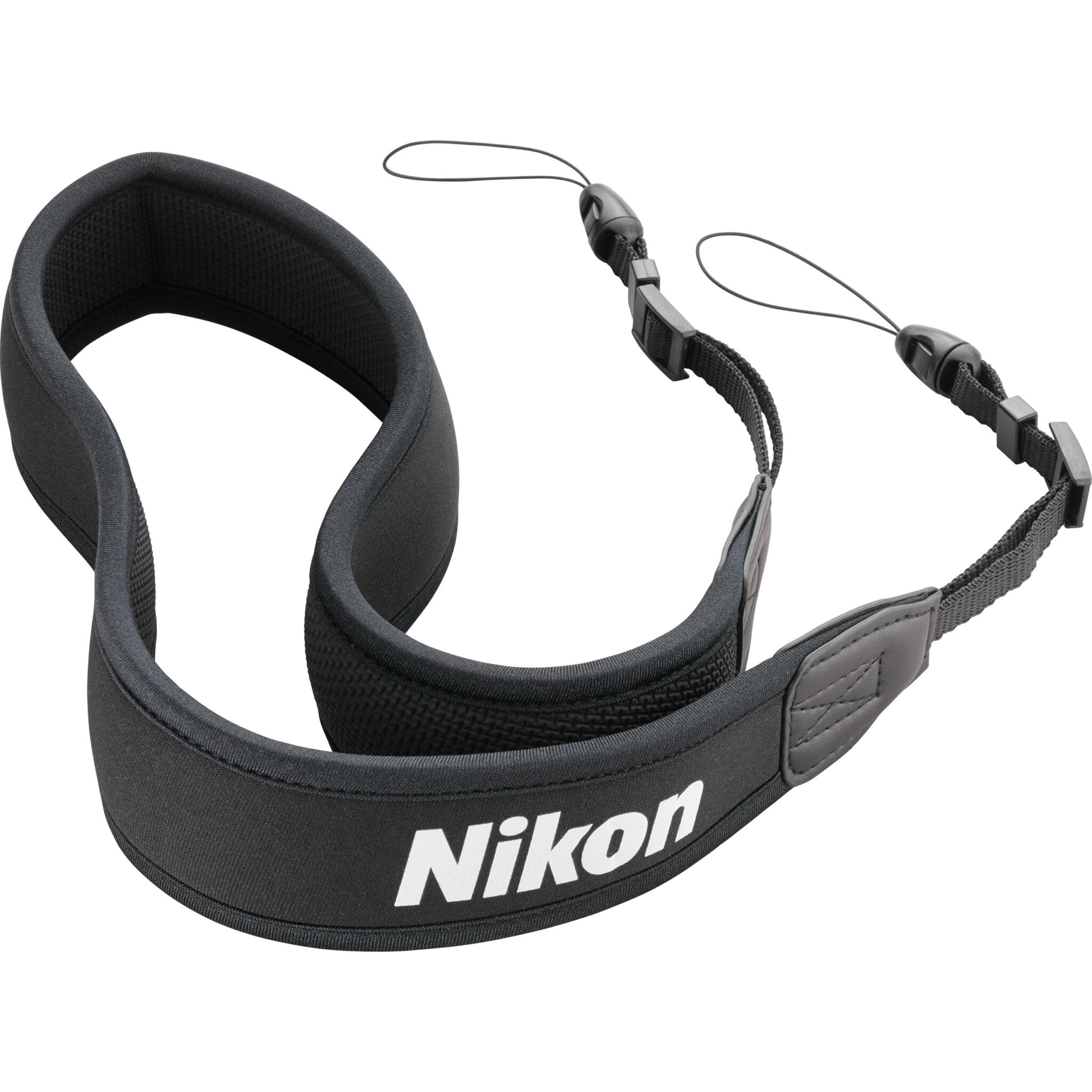 7f1c0395bf3f145ae3ed57cc8b0e29fe.jpg Correa de neopreno Nikon para binoculares (negro) - Imagen 1