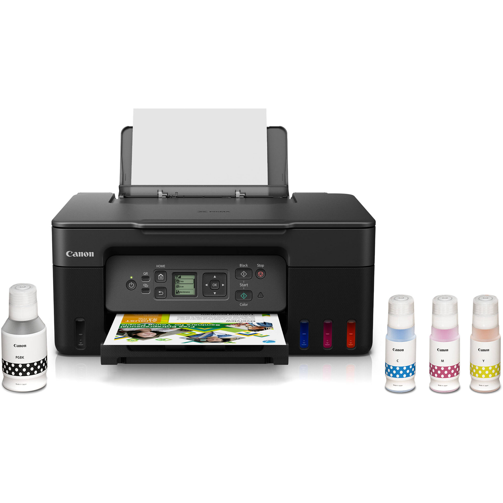 7f74994cc20c302f1e8e1e8264d65def.jpg Canon PIXMA G3270 MegaTank All-in-One Wireless Inkjet Color Printer (Black) - Imagen 1