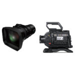Cámara Blackmagic Design URSA Broadcast G2 con lente servo zoom Fujinon de 7,8-234 mm