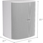 Bose Professional DesignMax DM12S Altavoz coaxial pasivo de 2 vías para montaje en superficie de 12" (blanco) - Imagen 11