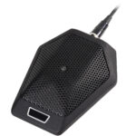 Audio-Technica U891Rb Micrófono de superficie cardioide con LED e interruptor local (negro)
