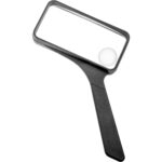Lupa rectangular de mano Carson SV-XP 2x con lente puntual de 4,5x