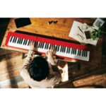 Casio Privia PX-S1100 Piano digital de 88 teclas con parlantes incorporados (rojo) - Imagen 9