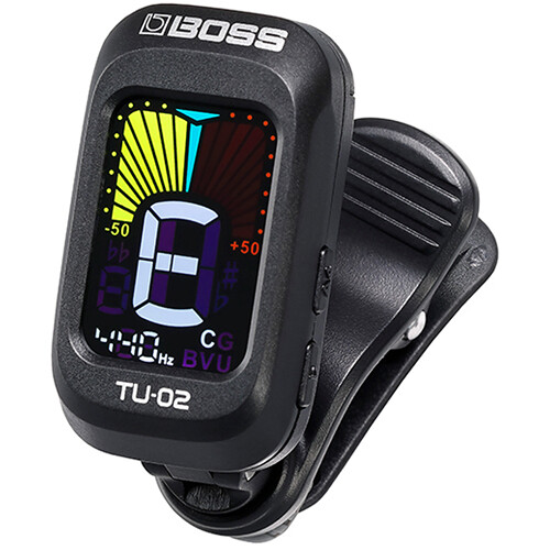 841ebcdcd1f8336d7214681fce7fa38a-1.jpg Afinador retroiluminado con clip BOSS TU-02 - Imagen 1