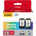 Canon PIXMA TR4720 Wireless All-in-One Printer with PG-275/CL-276 Ink Cartridge Kit (Black) - Imagen 2