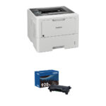 Impresora láser monocromática empresarial Brother HL-L6210DW con kit de cartucho de tóner negro de alto rendimiento TN920XL - Imagen 3