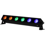 American DJ UBL6H RGBAL+UV Barra de luz lineal con filtro de difusión (6 LED) - Imagen 3