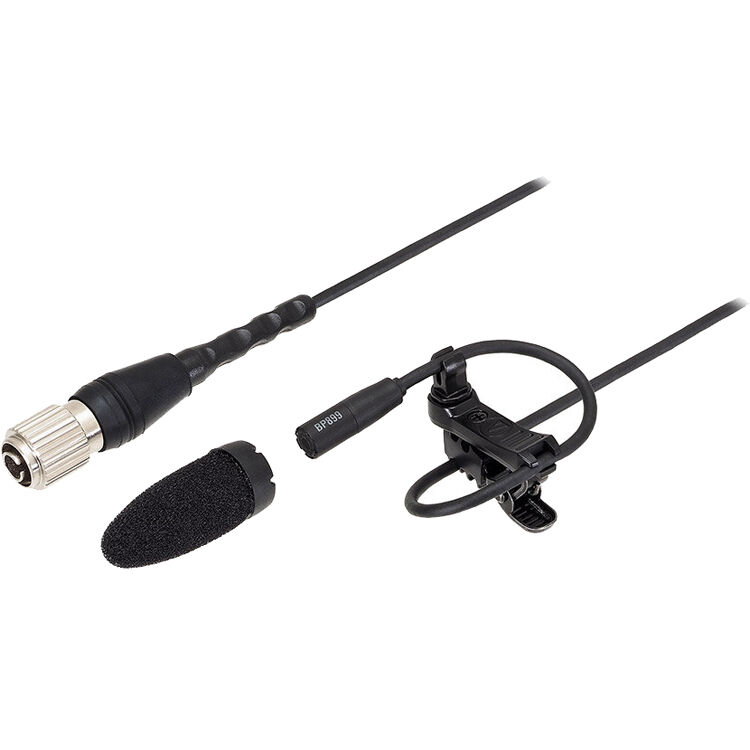 8711395ea69e0b07553b314e9764bfb1.jpg Audio-Technica BP899cH Micrófono Lavalier omnidireccional subminiatura (negro, conector estilo cH) - Imagen 1