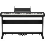 Casio CDP-S160 Kit de piano digital portátil de cuerpo delgado de 88 teclas con soporte de madera de 3 pedales y banco (negro) - Imagen 15