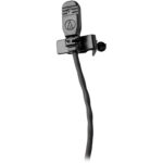 Audio-Technica MT830cH Micrófono Lavalier omnidireccional inalámbrico (negro, conector Hirose estilo cH de 4 pines)