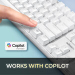 Teclado mecánico retroiluminado Adesso EasyTouch 680 con tecla de acceso directo CoPilot AI - Imagen 5