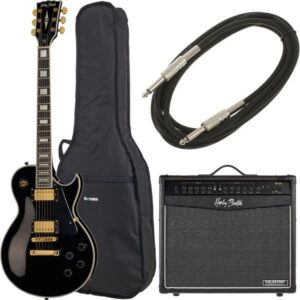 Harley Benton SC-500 BK Vintage Serie Bundle