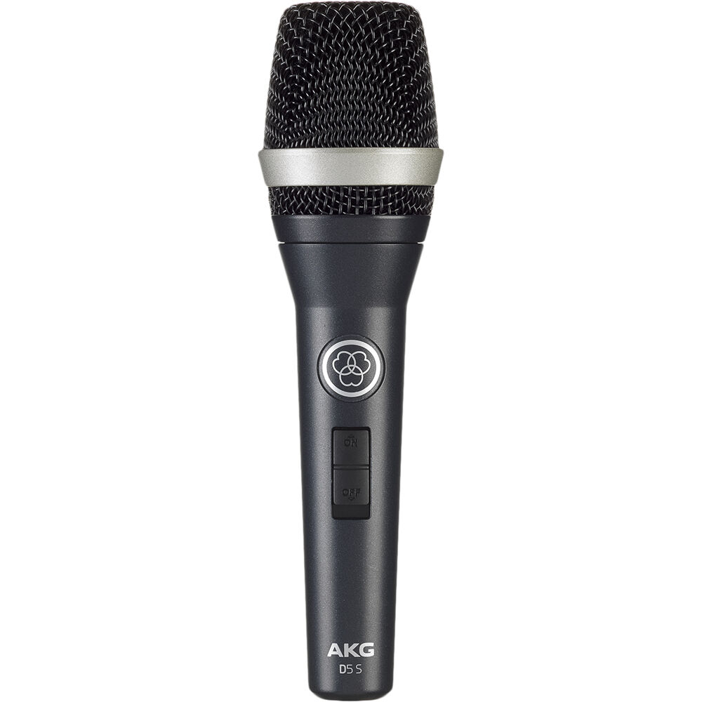 88fc1a01e01577c4c01a5a02f9df43a1.jpg AKG D5 S Micrófono vocal dinámico supercardioide de mano con interruptor de encendido/apagado - Imagen 1