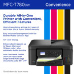 Impresora todo en uno de inyección de tinta a color inalámbrica Brother MFC-T780DW INKvestment Tank - Imagen 7