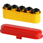 Estuche para películas Kodak Steel de 135 mm (tapa roja/cuerpo amarillo) - Imagen 4
