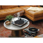 Audio-Technica AT-LP70XBT Tocadiscos de transmisión por correa totalmente automático con Bluetooth (negro y bronce) - Imagen 7