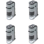 Microscopio de bolsillo Carson MicroFlip MP-250 100-250x (paquete de 4)