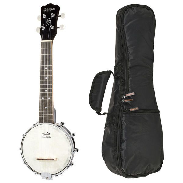 8b5f3b0e6d6f89336dc95647f53e4916.jpg Harley Benton BJU-10 Banjo Ukulele w/Bag - Imagen 1