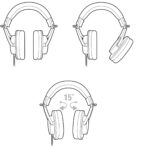Audio-Technica ATH-M20x Auriculares cerrados para monitor (negro, paquete de 4) - Imagen 6