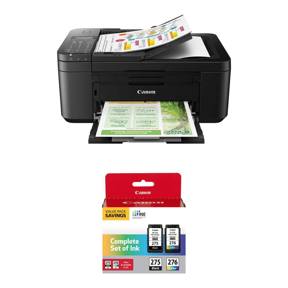 8d075aaebff1bc39a099032e1d3ec8bc.jpg Canon PIXMA TR4720 Wireless All-in-One Printer with PG-275/CL-276 Ink Cartridge Kit (Black) - Imagen 1