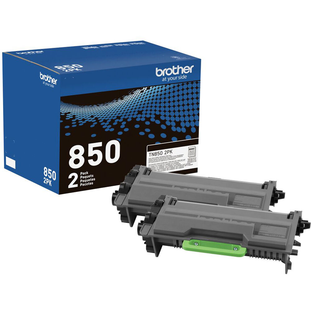 8d993fe540999af4290bfd84895c0e76.jpg Kit de cartuchos de tóner negro de alto rendimiento Brother TN850 (paquete de 2) - Imagen 1