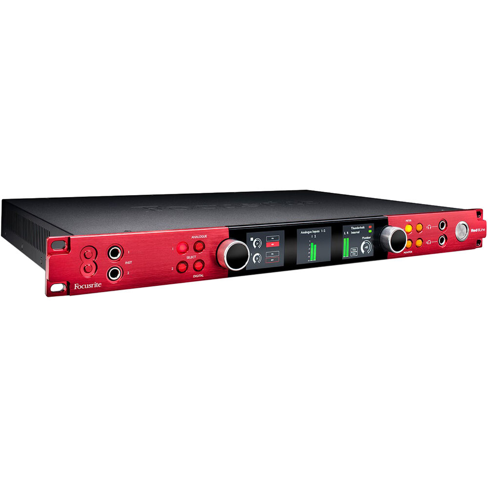 8dc251448c440f89aa8675418a7a5932.jpg Interfaz de audio Focusrite Red 8Line Rackmount 58x64 Dante/HDX/Thunderbolt 3 - Imagen 1