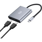 Adaptador Adesso USB-C macho a Dual-HDMI 4K hembra (5,9") - Imagen 7
