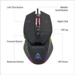 Ratón para juegos ambidiestro iluminado de 7 botones Adesso iMouse X5 - Imagen 8